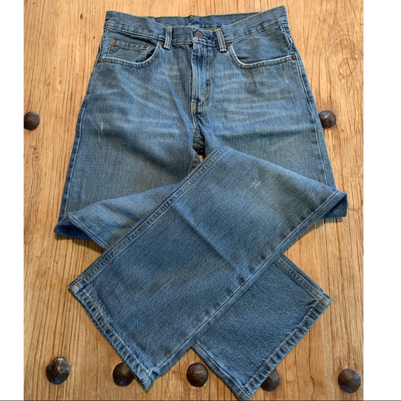 VINTAGE LEVIS Jeans 527 High Waisted Style Medium Wash Red Tab - Picture 4 of 7